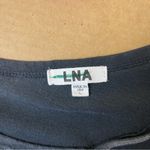 LNA  Acid Wash Asymmetrical Cut Out Long Sleeve Top Photo 6