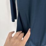 NWT Sun Kim Dark Teal Full Zip Blue London Tunic Dress Size XS Bubble Hem Photo 9