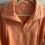 Old Navy Women's Orange Quarter-Zip Pullover s tall dynamic fleece Photo 2