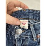 True Religion  Jean Shorts Women 28 Blue Denim Distressed Preppy Grunge Skater Photo 2