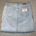 Velvet Heart Embroidered  Denim April Pencil Skirt Photo 4