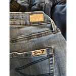 Seven7  Vancouver Mid Rise Skinny Jeans 12‎ Floral Embroidery Photo 2