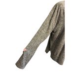 Lucky Brand Lightweight Sweater Lg Verigated Black Gray Long Sleeve Oversized Photo 4