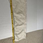 Levi's Premium Ribcage Straight Ankle Corduroy Pants Cream White Size 32 Photo 8