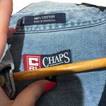 CHAPS  DENIM CROPPED DISTRESSED JACKET‎ SIZE MEDIUM Photo 6