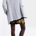 ZARA  Buttoned Long Blazer Gray Size S NEW Photo 1