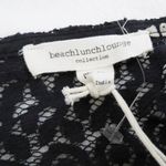 Beach Lunch Lounge Olivia Top M Indigo Blue Long Sleeve Blouse New Photo 4