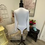 White Long Sleeve Bodysuit Size undefined Photo 2