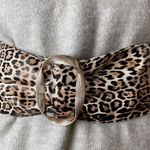 Faux leather cheetah animal print belt Multi Photo 0