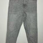 Mango MNG denim mom jeans gray acid wash size 8‎ Photo 0