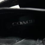 Coach Black Ankle Booties with Textured Strap Photo 2