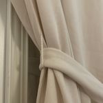 EXPRESS Cream blouse with tie / belt size L Photo 5