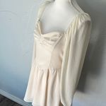 SheIn  Cream Long Sleeve Dress Photo 3