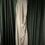 Amazon Open back cream dress Photo 2