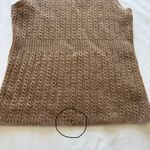 American Eagle  Outfitters 100% Lambswool Cable Knit Sleeveless Tank Top Sweater Photo 3
