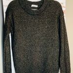 ALC Frank A.L.C. Charcoal Alpaca Black Sweater with gold lurex. Photo 0
