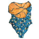J.Crew NWT  Eco Aloha Lace Back Tank One Piece Bathing Swim Suit Women's Size 14 Photo 4