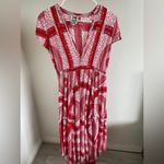 Jaase Salty Crush x Paisley Maxi Dress Red/White (Small) Photo 1