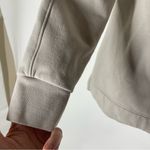 Athleta Retroplush Crewneck Pullover Sweatshirt Abalone Grey Size Medium Photo 7