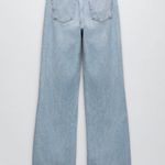 ZARA Ripped Wide Leg Jeans Photo 9