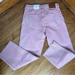 Lucky Brand 90’s Loose High Rise Crop In Rose Petal Raw Hem Jeans NWT Size 2/26 Photo 10