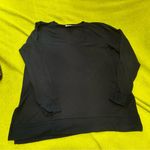 Lucky Brand Women's Navy Blue V-Neck Top Photo 4