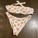 Odd Future logo white/pink donut bandeau bikini, size M Photo 0