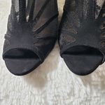 M BY MARINELLI Women's Size 8 Black Caged, Open Toe, Zip Up Heels Photo 8