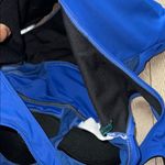 Aqua Green Vibrant Blue Swimsuit with Mesh Accents Photo 8