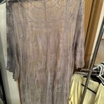 LuLaRoe taupe duster cardigan with lace detail Photo 3