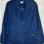 D & Co. Jacket Women’s Blue Denim Coat Photo 0