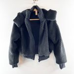 Alo Yoga Alo Foxy Sherpa Fleece Fuzzy Jacket Coat Black XS Photo 5