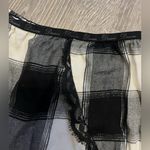 Victoria's Secret Victoria’s Secret Black White Plaid Flannel Pajama Shorts Sleepwear Size M NWT Photo 5