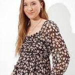 American Eagle Outfitters Floral Blouse Photo 0