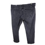 st. john's bay Black Girlfriend Jeans Size 24 Black Mid-Rise Straight Leg Jeans Photo 1