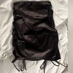 SM ruffle silk brown pencil skirt Photo 1