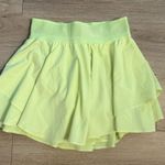 Lululemon  Court Revival Lime Green Skirt Size 0 Photo 0