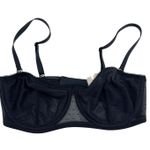 J.Crew Underwire balconette bra in point d'esprit black style H6207 size 34D Photo 1