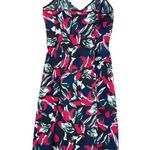 Diane Von Furstenberg  Corinne Dress LINER Navy Pink Teal 4 Photo 7