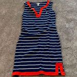 Nautica  Navy Nautical Stripe Dress SIZE S Photo 0