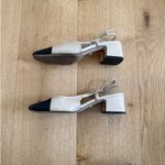 Sam Edelman  Slingback Shoes Tarra Size US6 Tan Black Photo 2