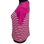Ralph Lauren Lauren  Pink Striped Short Sleeve Shirt – Size L Photo 4