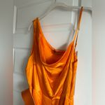 NICHOLAS Vera Silk Jumpsuit in Wallflower Orange Photo 3