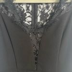 BCBGeneration BCBG Generation Black Lace Cap Sleeve Cocktail Dress Lined Pleated Skirt Size 0 Photo 3