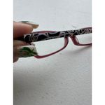 Diane Von Furstenberg Diane Von Furstenburg Subtle Cat-Eye Rectangle Frame Graphic Temple Eyeglasses Photo 1