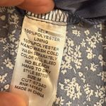 She & Sky Blue and White Boho Preppy V-Neck Flutter Sleeve Sundress Photo 12