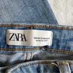 ZARA  Light Wash High Rise Flare Jeans Women's Size 4 Photo 2