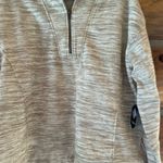 LuLaRoe  Persistent Half Zip Sweatshirt Variegated Stripes NWT Photo 2