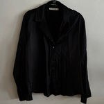 Abercrombie & Fitch Abercrombie black satin blouse Photo 0