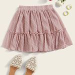 SheIn mauve flowy mini skirt Photo 0